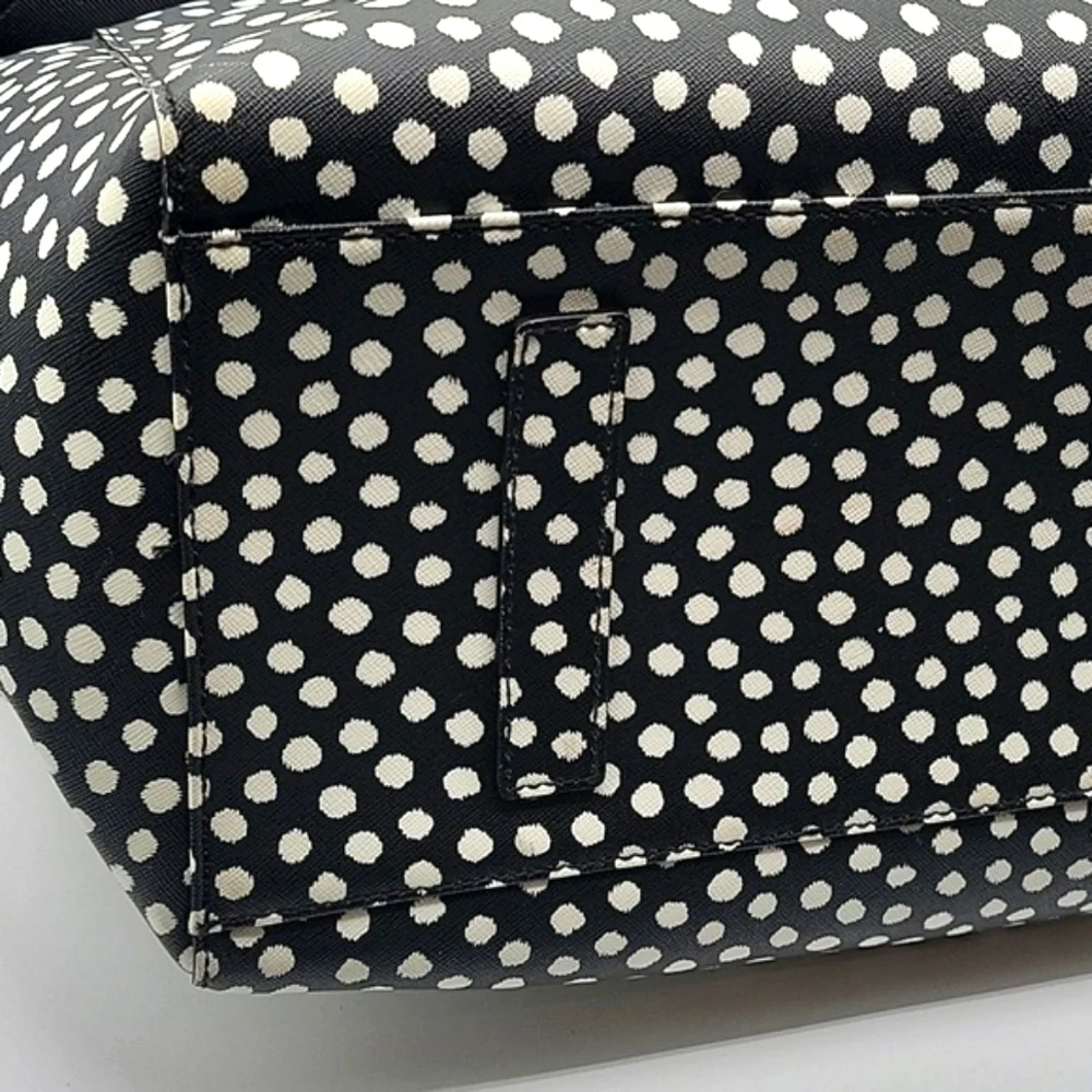 KATE SPADE Musical Dot Diaper Bag Black White - Picture 15 of 16